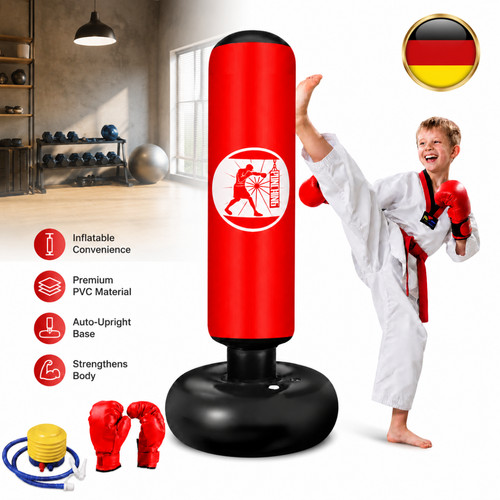 Boxsack stehend aufblasbar pvc - boxsack,