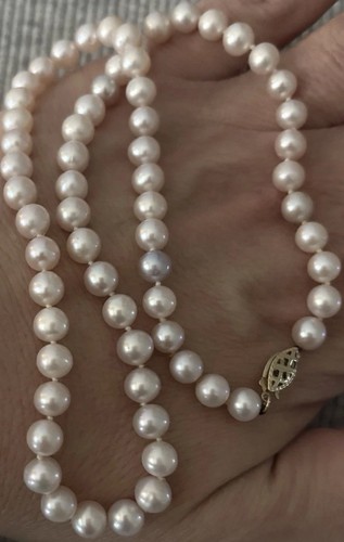 Vintage akoya perlenkette - akoya,