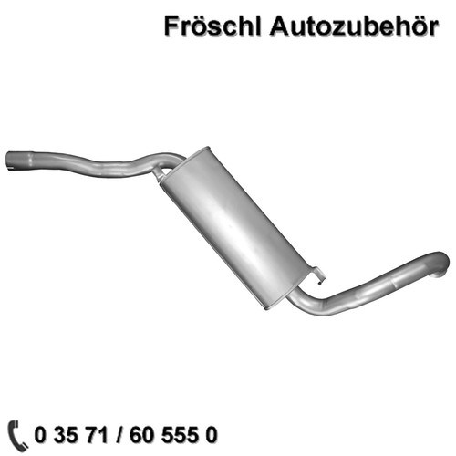 Schalldämpfer auspuff mitte - schalldämpfer,