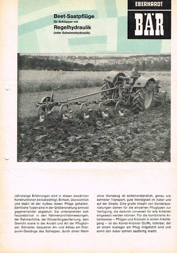 Eberhardt beet saatpflüge - eberhardt, beet-
