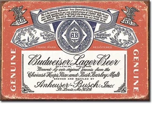 Budweiser bier vintage - vintage, design