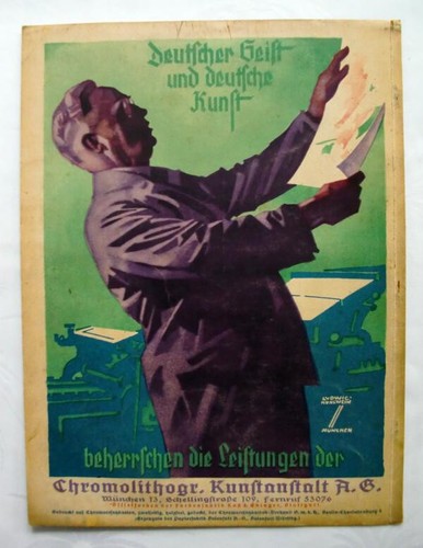Rückseite gebrauchsgrafik - rÜckseite, nr