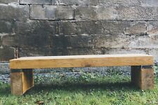 Minimalistische Massivholz Sitzbank, Einzelstück - Design Unikat!