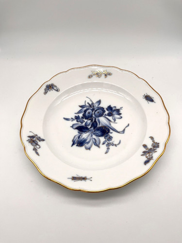 Speiseteller blaue blume mit - *,