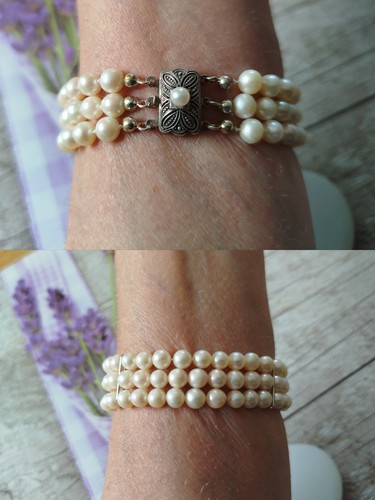Vintage feines strang akoya - feines,