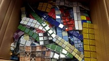 18 kg Mosaik Reste Glas, Keramik, Naturstein, Aluminium zum basteln
