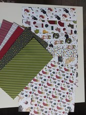 Designpapier Weihnachten im Strumpf Stampin up 