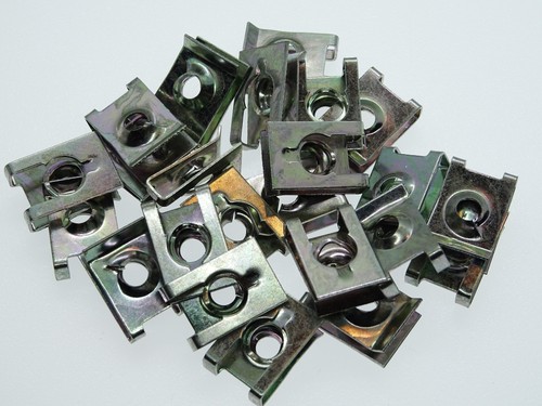 10x blechmutter klammer - 10x,