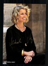 Michaela May Rüdel Autogrammkarte Original  Signiert # BC 225084