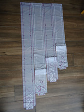 Gardine Scheibengardine Clipstore weiß/ beere bpc 65 cm breit