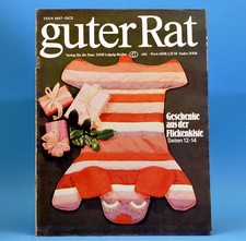 Guter Rat 4 1981 Verlag für die Frau DDR Ente Schulranzen Restalkohol Flicken N