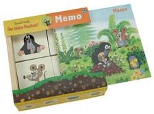 Holz-Memo Der kleine Maulwurf | Zdenek Miler | Deutsch | Spiel | Brettspiel