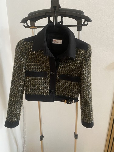 Redvalentino cropped tweed - redvalentino,