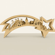 Sternschnuppe Weihnachtsstern