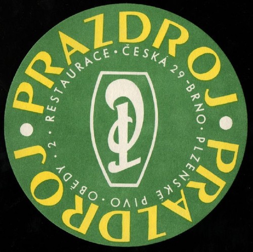 Alter bierdeckel prazdroj - bierdeckel,