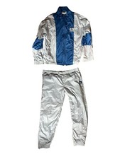 Vintage Puma Trainingsanzug Gr. 56 90er Karneval Retro Vintage Silber Blau