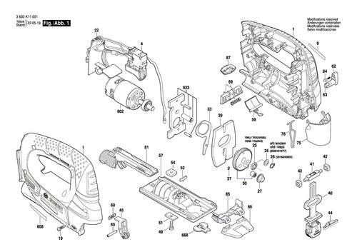 Bosch ersatzteile für pst - bosch, 18