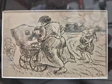 Heinrich Zille (1858-1929) Ausfahrt Zeichung aus dem Kollwitz-Zille-Buch