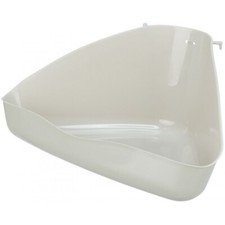 TRIXIE Ecktoilette für Nager - Nagertoilette, Hasentoilette, Kaninchentoilette