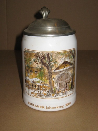 Sammler bierkrug zinndeckel - bierkrug,