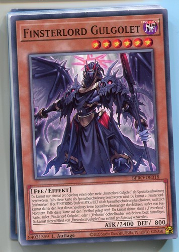 Finsterlord gulgolet - yu-gi-oh!,