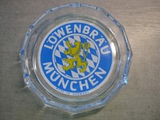 Löwenbräu Aschenbecher groß München Glas Brauerei Gastronomie Made in Germany