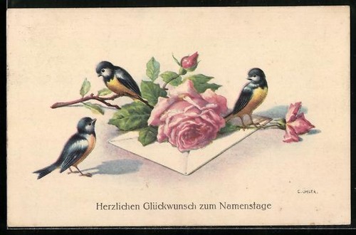 Künstler öhler - künstler-ak, c.