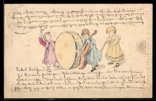 Kinder mit instrumenten - mit,