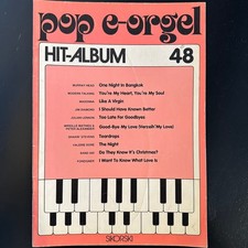 Noten - pop e-orgel -
