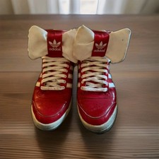 Adidas Damen Sneaker High Top Disney Minnie Mouse Schleife Rot Lack Gr. 39