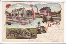 SACHSEN , LITHO GRUSS AUS