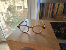 Brille Typ Moscot Lemtosh 49/24 Messglas zum Lesen +2