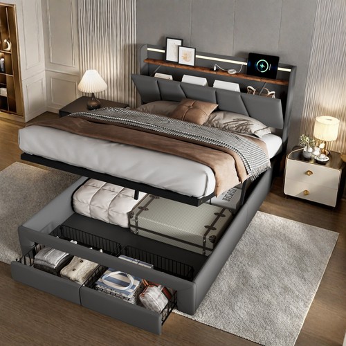 Polsterbett doppelbett 160 x - doppelbett, :160