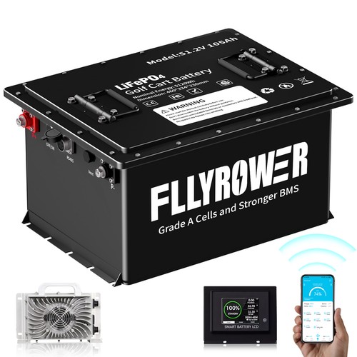 48v 105ah lithium lifepo4 golf - 105ah,