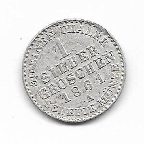 Silbergroschen 1861 a - silbergroschen,