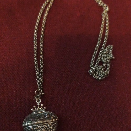 Antik medaillon 800er - medaillon, silber