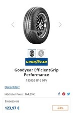 Goodyear EfficientGrip Performance 195/55 R16 91V XL