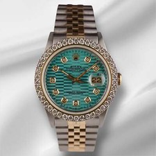 Rolex Datejust 36mm 18k Yg &