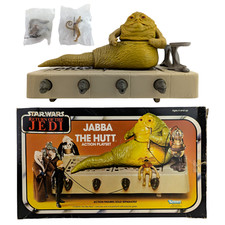 Star Wars Vintage 1983 Kenner Jabba The Hutt Playset w. sealed Baggies in Box