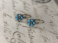 Jugendstil Ohrringe Silber 835