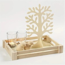 Holz-DIY-Baumschmuck Set 10