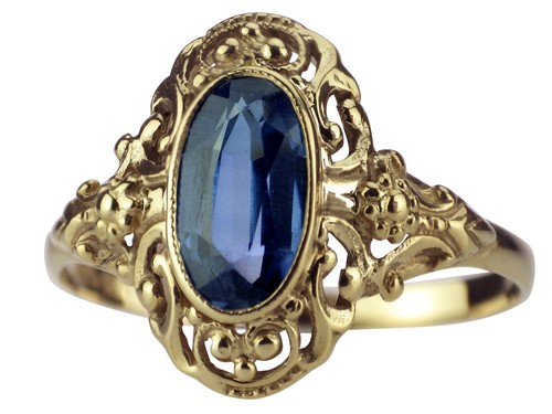Jugendstil 585 gelb - 585, gold