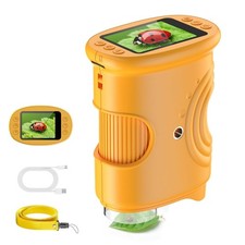 1000X Kinder Handy Mikroskop Lupe: Digitale Taschenmikroskop mit 2.0" IPS Bil...