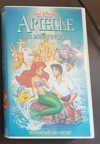 Walt disneys vhs - disneys, arielle-die