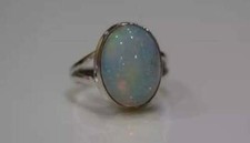 925 Sterling Silber 14k vergoldet Feuer Opa Ehre Gravur Ring Größe 11,5