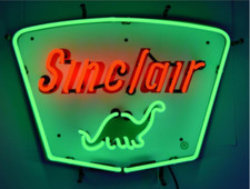 Sinclair Dino Gasoline Neon