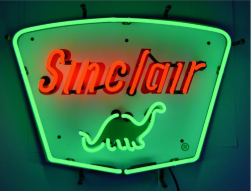 Sinclair dino gasoline neon - sinclair,