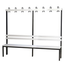 Umkleidebank Sitzbank Bank einseitig /ohne Schuhrost