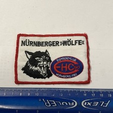 Aufnäher EHC Nürnberg 80 Eishockey Club Nürnberger Wölfe
