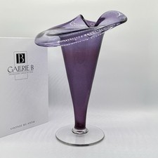 Große Design Glas Vase •